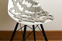 Textile Museum redesign 2012, Eames Lace Felt Chair
