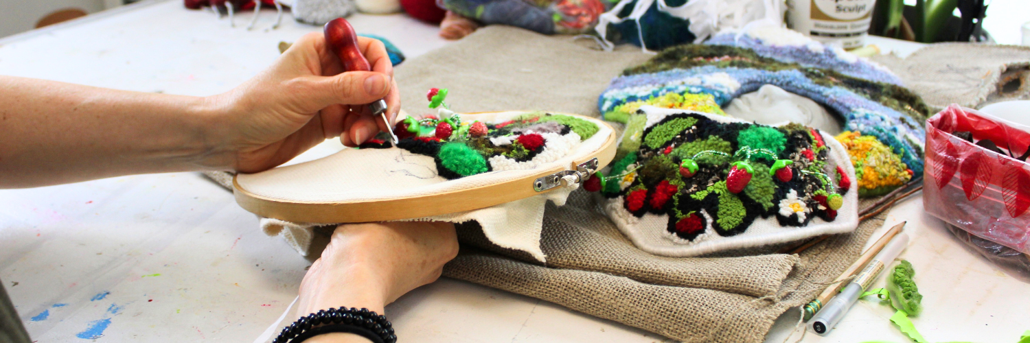 Land Love: Textile Topographies Workshop with Valerie Carew