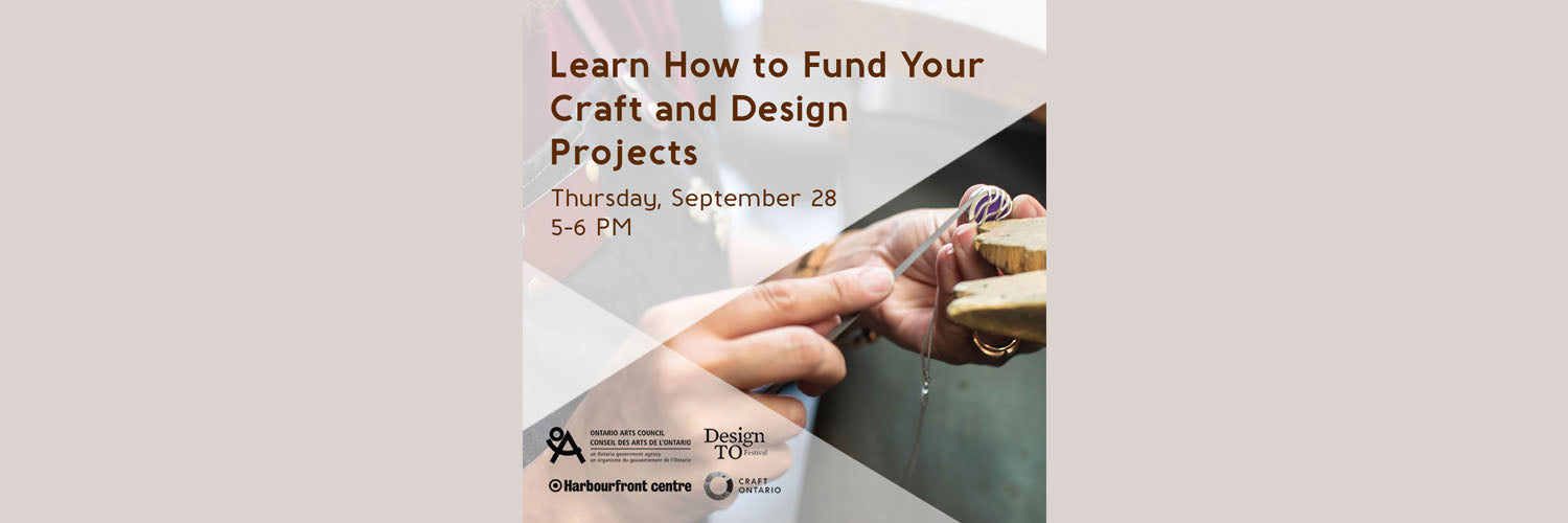 Learn How to Fund your Craft and Design Projects 2023