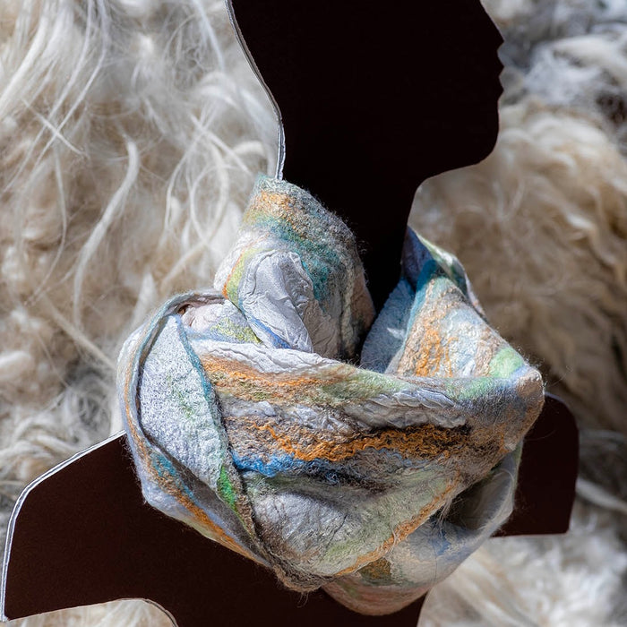 Ethereal Elegance Silk Snood