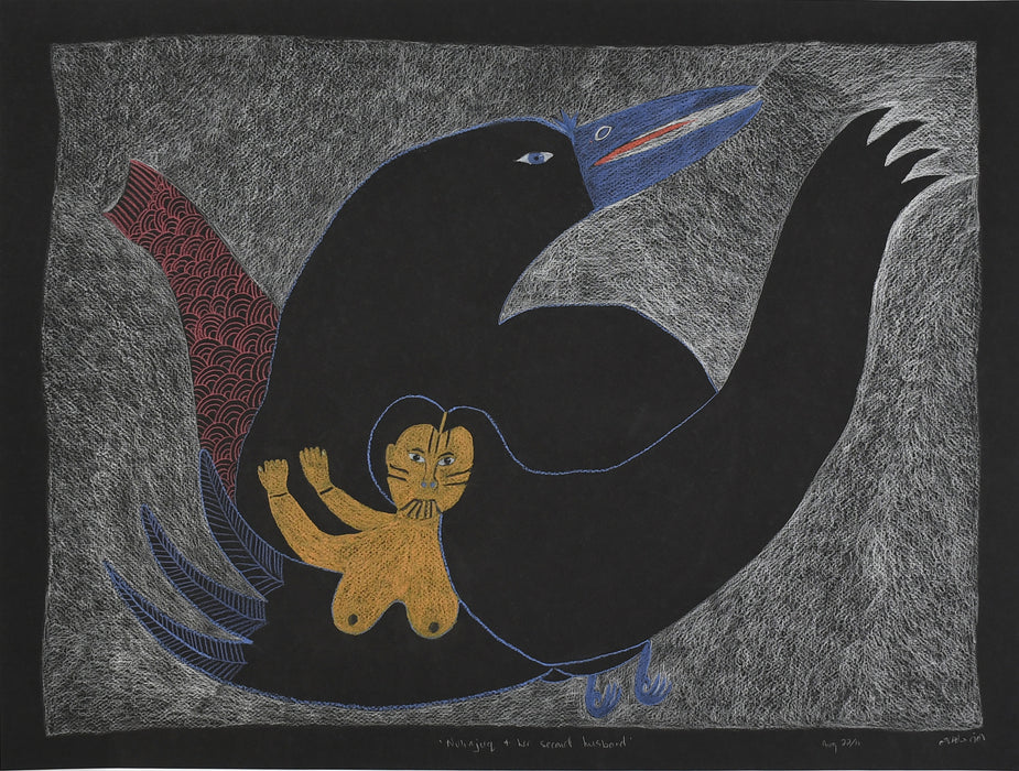 Nuliajuq & Her Second Husband Drawing