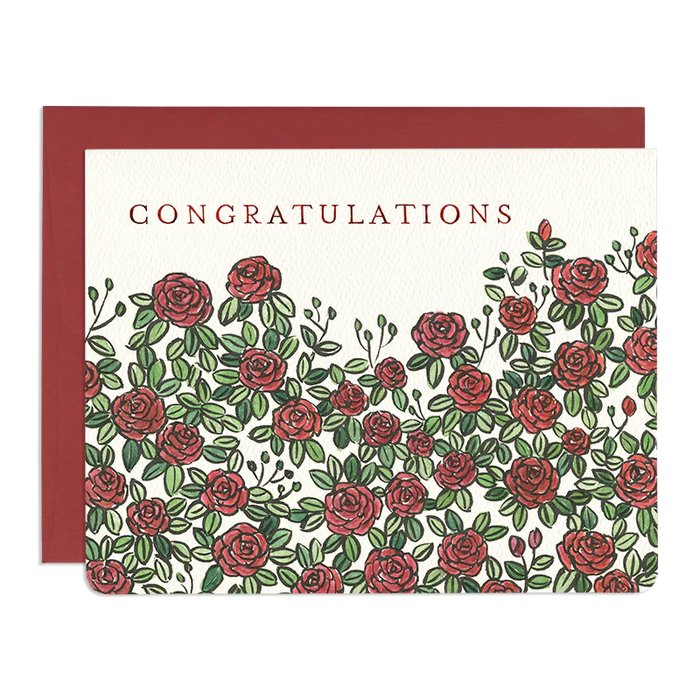 Roses Congratulations Card