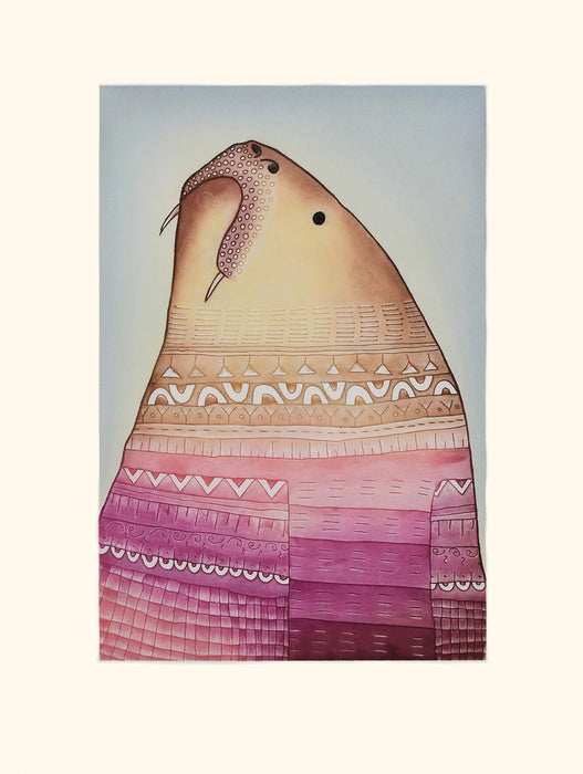 02. Kakkinilik (One with Tattoos) - 2025 CAPE DORSET Annual Print Collection