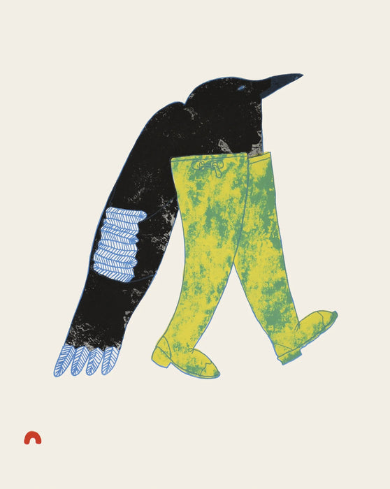 04. Kamikutaalik (One with Long Boots) - 2025 CAPE DORSET Annual Print Collection