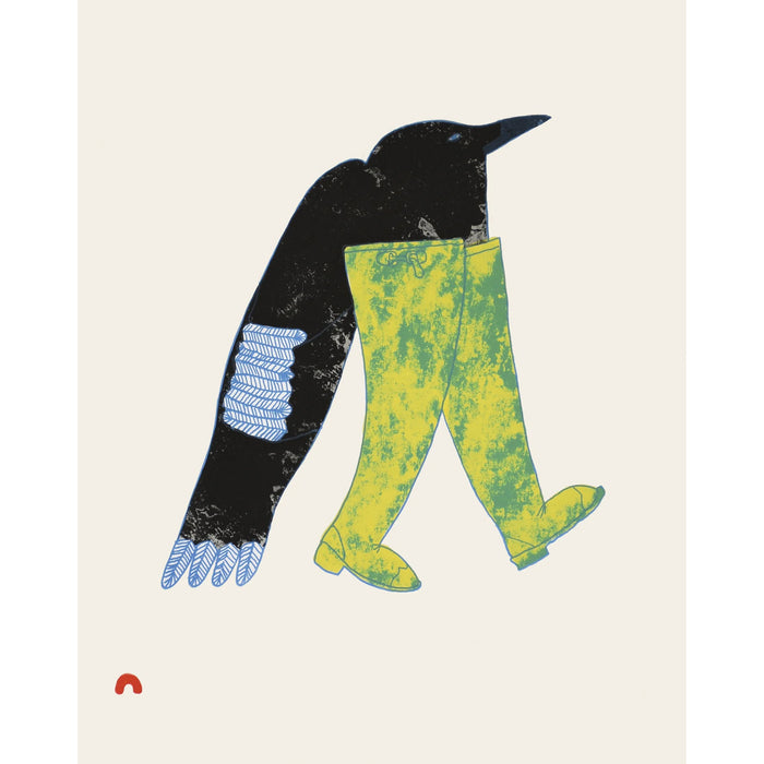 04. Kamikutaalik (One with Long Boots) - 2025 CAPE DORSET Annual Print Collection