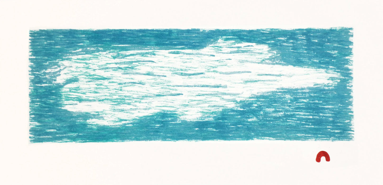 06. Aqquamajuq (Surfacing) - 2025 CAPE DORSET Annual Print Collection