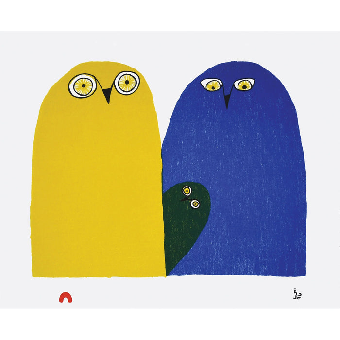 08. My Little Family - 2025 CAPE DORSET Annual Print Collection