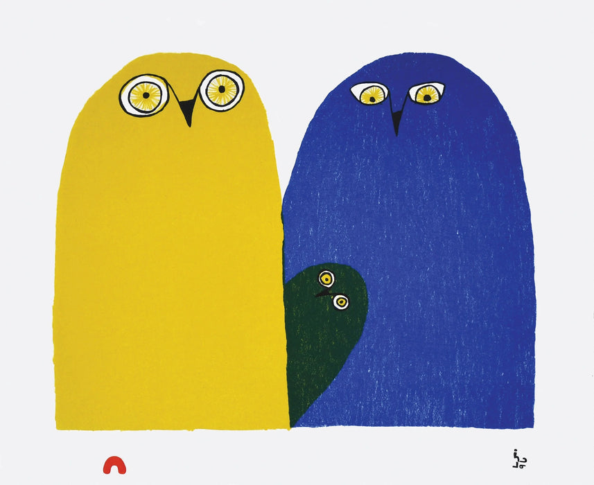 08. My Little Family - 2025 CAPE DORSET Annual Print Collection