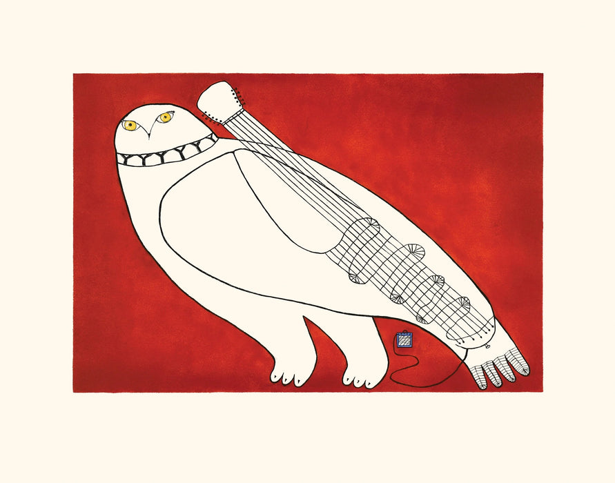 10. Pingnguaqti (Player) - 2025 CAPE DORSET Annual Print Collection