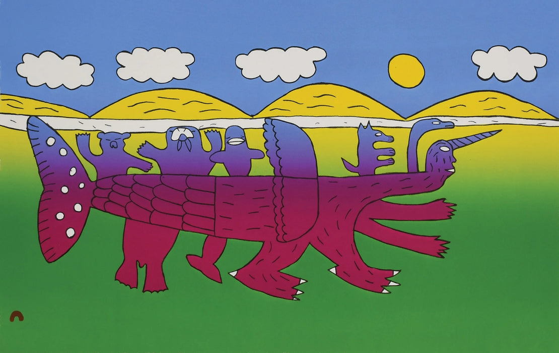 13. Shaman Transformation - 2025 CAPE DORSET Annual Print Collection