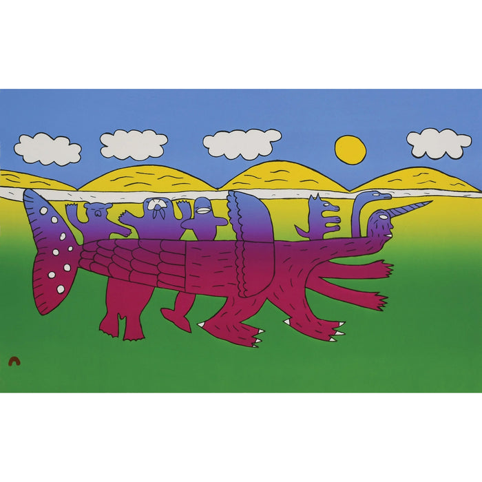 13. Shaman Transformation - 2025 CAPE DORSET Annual Print Collection