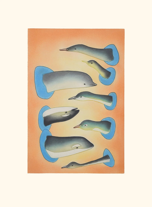 19. Puijut (Popping Up) - 2025 CAPE DORSET Annual Print Collection
