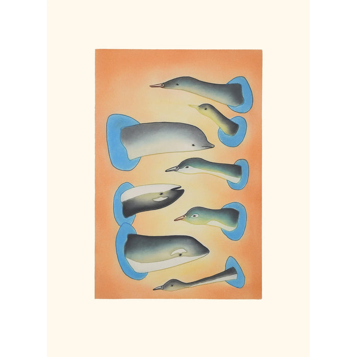 19. Puijut (Popping Up) - 2025 CAPE DORSET Annual Print Collection