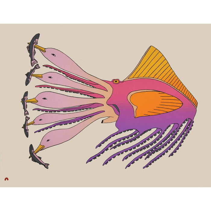 20. Octopus Transformation - 2025 CAPE DORSET Annual Print Collection