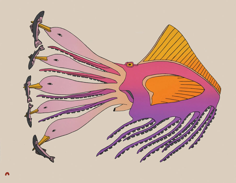 20. Octopus Transformation - 2025 CAPE DORSET Annual Print Collection