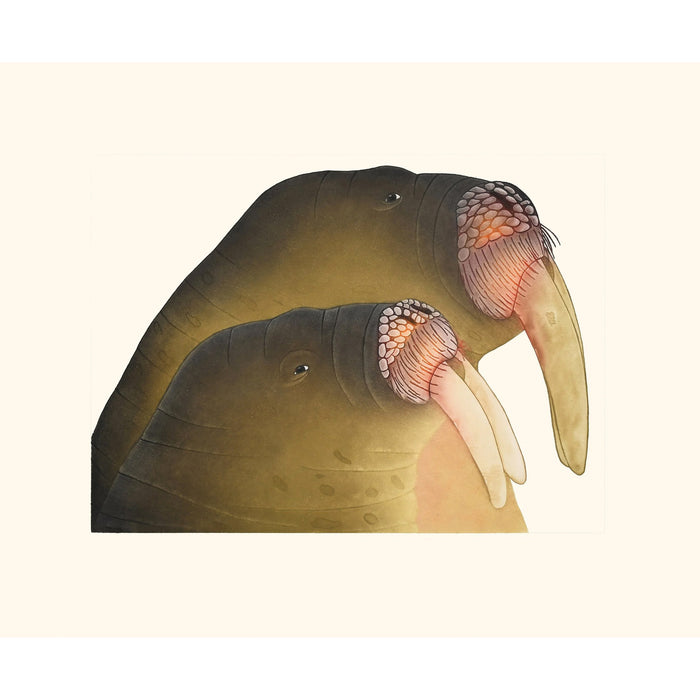 24. Mother with Calf - 2025 CAPE DORSET Annual Print Collection