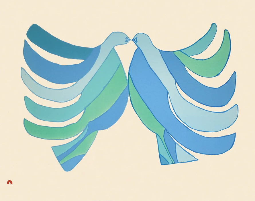 07. Love Doves - 2026 CAPE DORSET Annual Print Collection