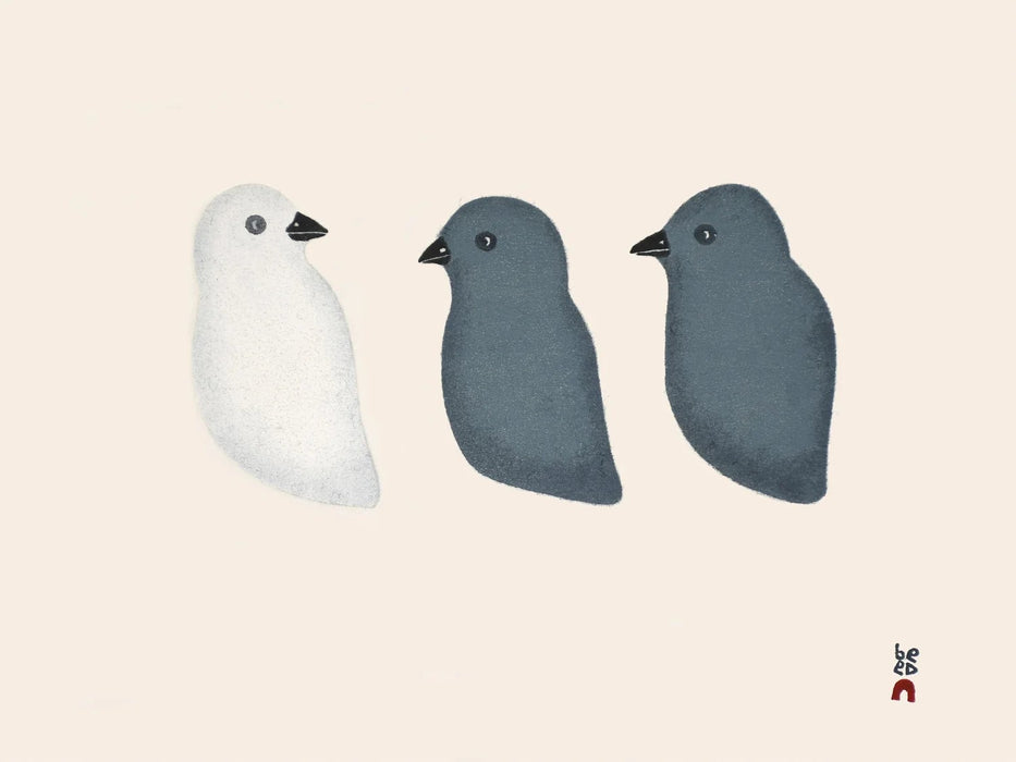 09. Aqiggiit (Ptarmigans) - 2026 CAPE DORSET Annual Print Collection