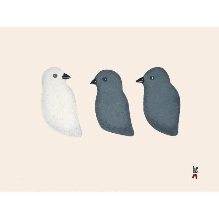 09. Aqiggiit (Ptarmigans) - 2026 CAPE DORSET Annual Print Collection