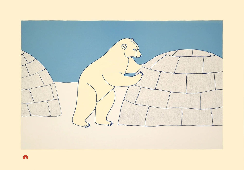 10. Nosy Bear - 2026 CAPE DORSET Annual Print Collection