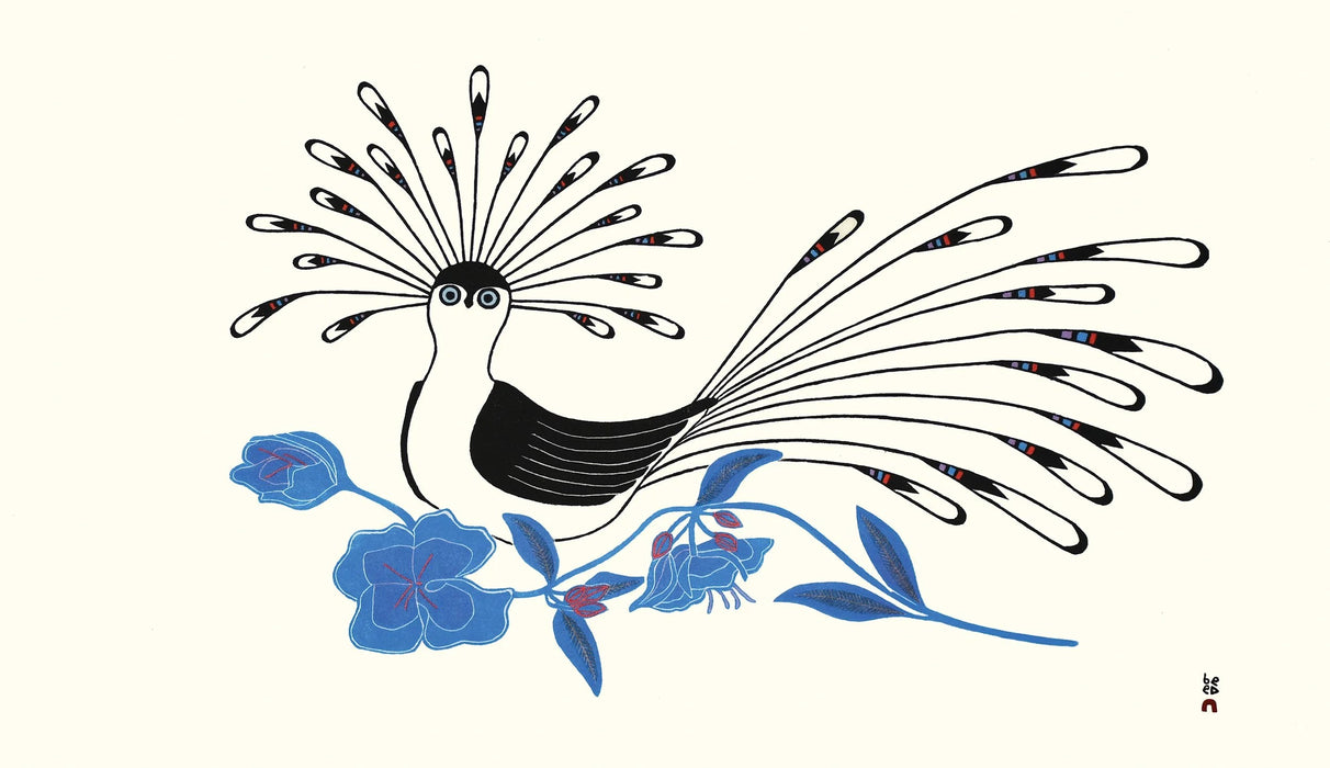 14. Owl in Bloom - 2026 CAPE DORSET Annual Print Collection