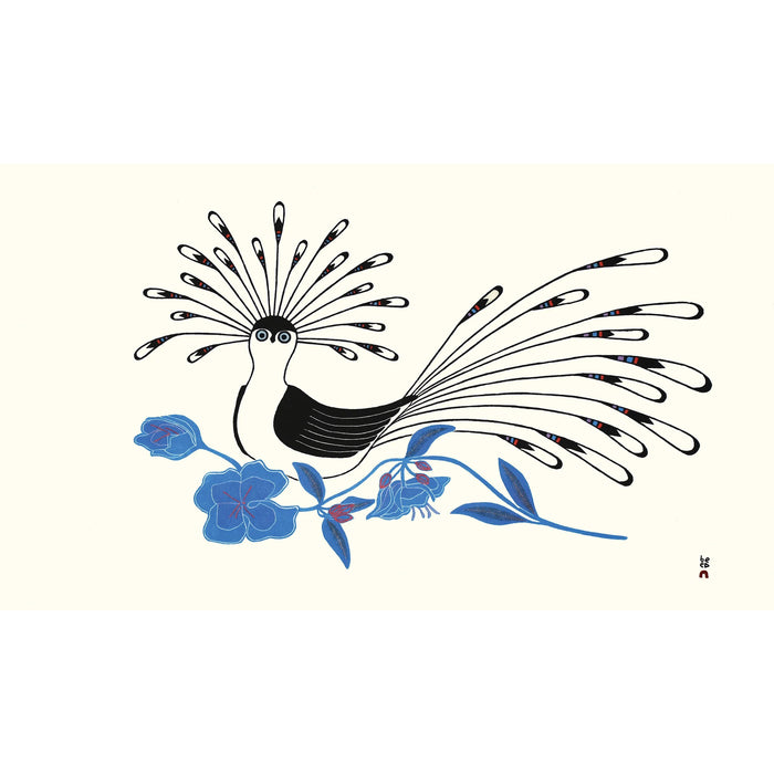 14. Owl in Bloom - 2026 CAPE DORSET Annual Print Collection