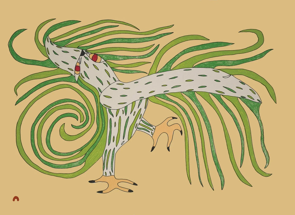 22. Spiritual Owl - 2026 CAPE DORSET Annual Print Collection