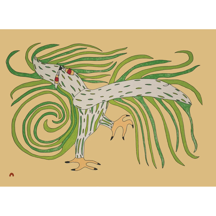 22. Spiritual Owl - 2026 CAPE DORSET Annual Print Collection