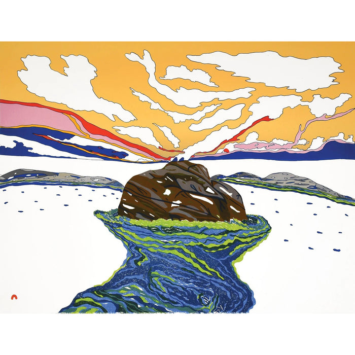 23. Ingirariniq (Strong Current) - 2026 CAPE DORSET Annual Print Collection