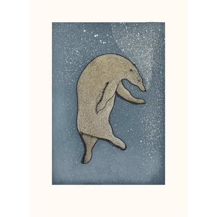 24. Plunging Bear - 2026 CAPE DORSET Annual Print Collection