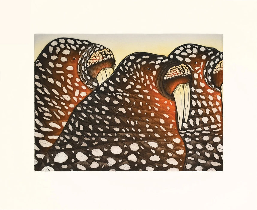 32. Sunbathing - 2026 CAPE DORSET Annual Print Collection