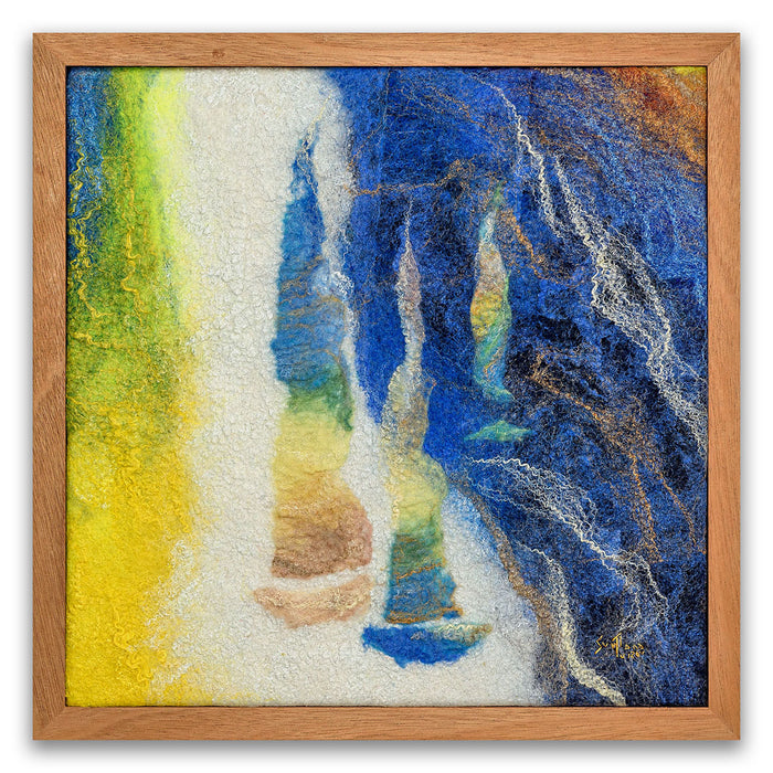 Splashy Abstract 3: Regatta Series - Fibre Wall Art