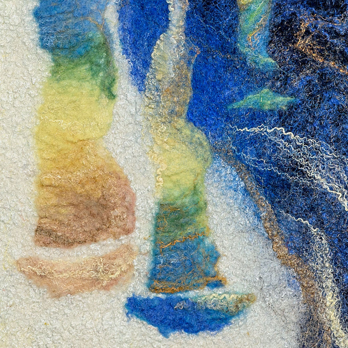 Splashy Abstract 3: Regatta Series - Fibre Wall Art