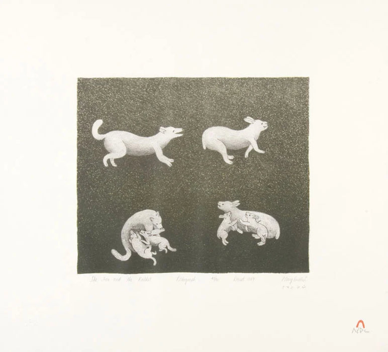 The Fox and the Rabbit Print