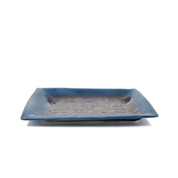 Square Plate - Deep Blue Purple