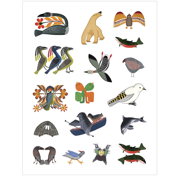 Inuit Art Sticker Book