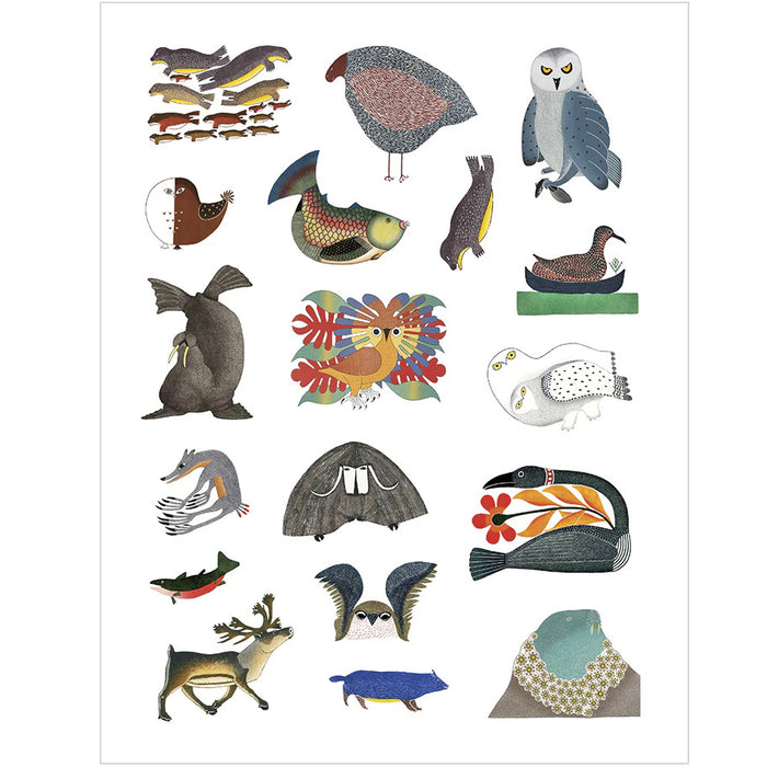 Inuit Art Sticker Book