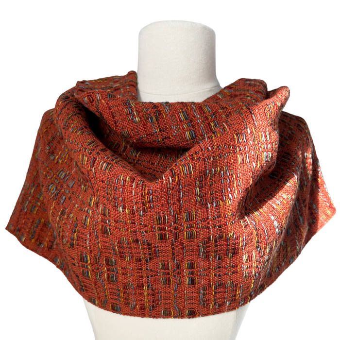 Burnt Orange Shawl