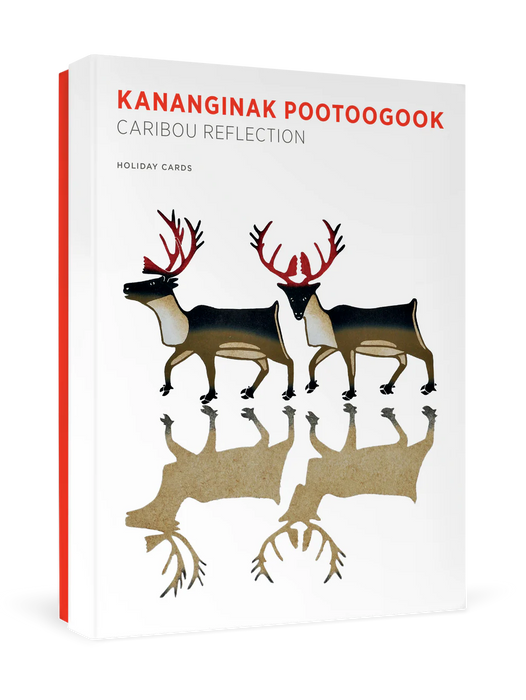 Kananginak Pootoogook, Caribou Reflection, Holiday Cards