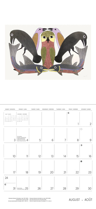 2025 Kenojuak Ashevak Wall Calendar