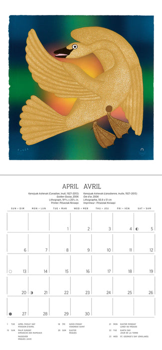 2025 Inuit Art: Kinngait (Cape Dorset) Mini Wall Calendar