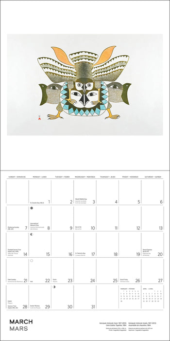 2027 Kenojuak Ashevak Wall Calendar