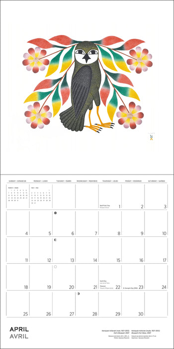 2027 Kenojuak Ashevak Wall Calendar
