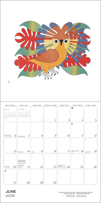 2027 Kenojuak Ashevak Wall Calendar