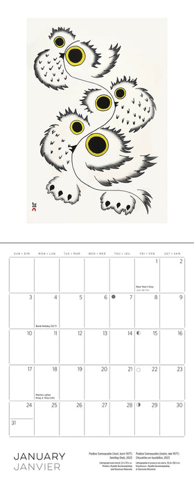 2027 Inuit Art: Kinngait (Cape Dorset) Mini Wall Calendar