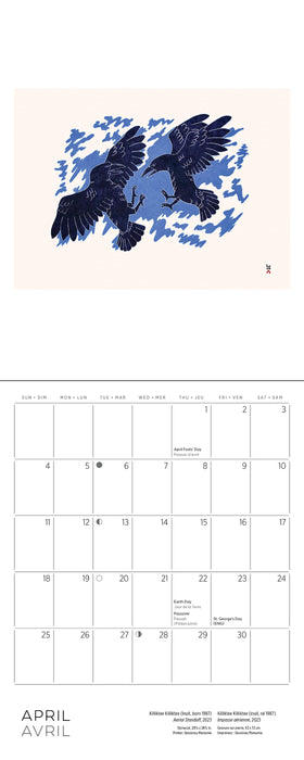 2027 Inuit Art: Kinngait (Cape Dorset) Mini Wall Calendar