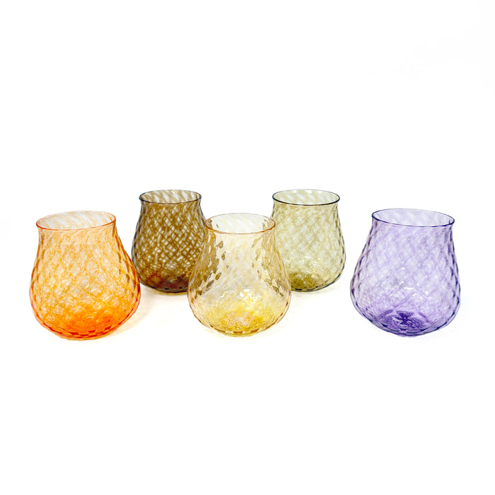 Optical Series Stemless Wine Glass