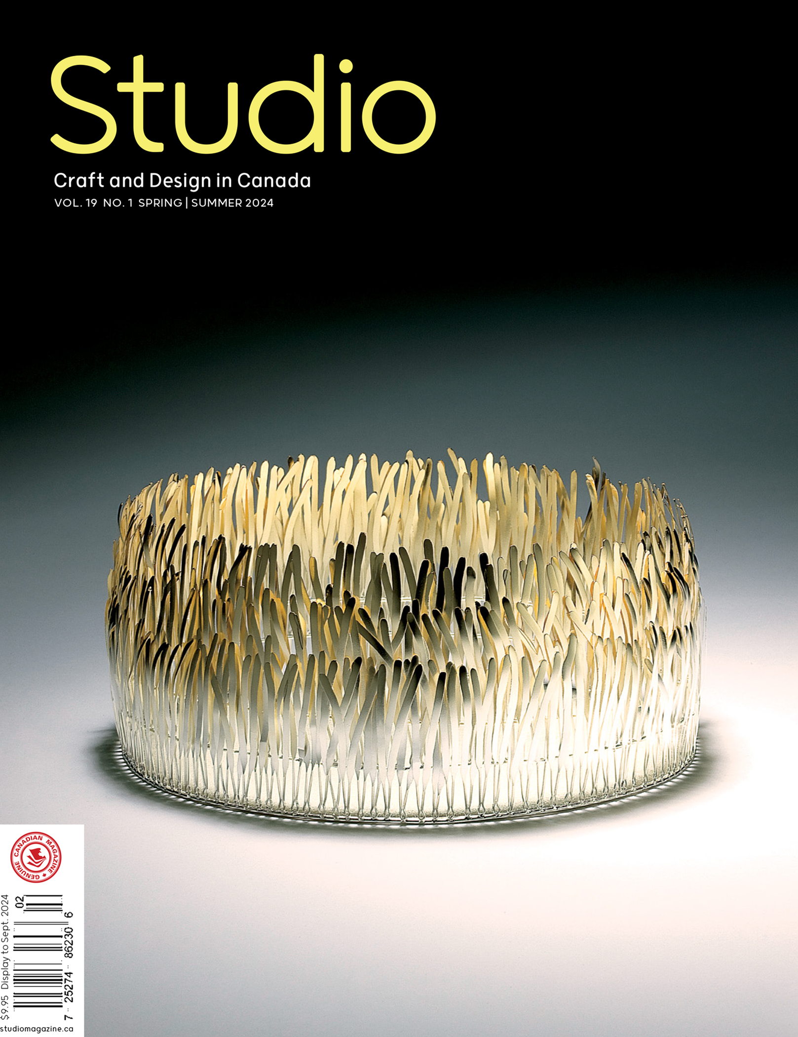 Digital Edition of Studio Magazine Vol. 19 No. 1 — Craft Ontario