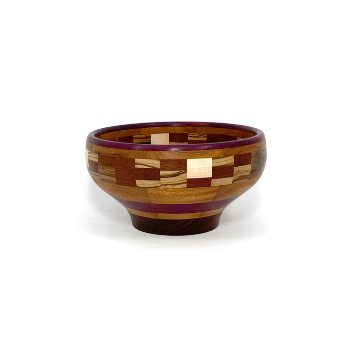 Checkered Low Bowl