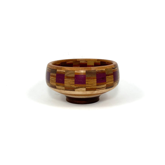 Checkered Low Bowl